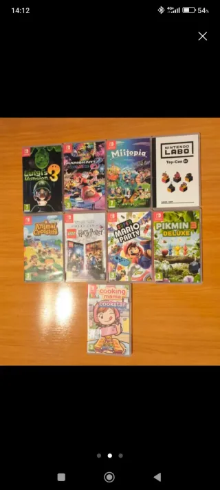 Lote 9 Juegos Nintendo Switch