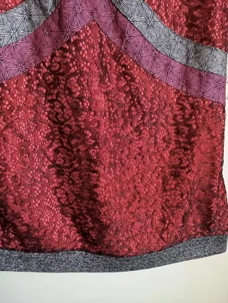 Blusa Marella Talla M Encaje Rojo