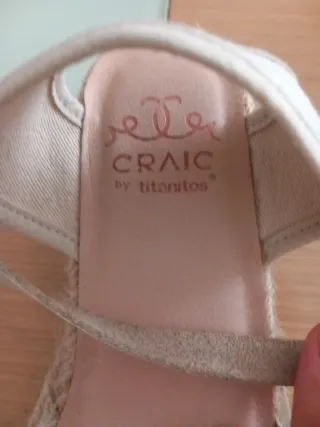 Sandalias blancas tipo espartano