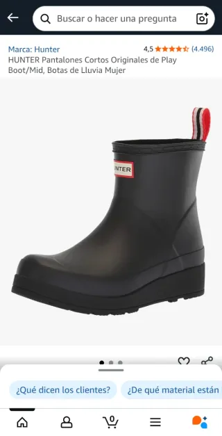 Botas de Lluvia HUNTED originales nuevas
