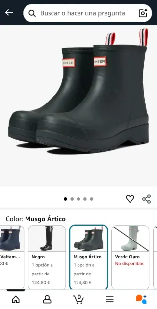 Botas de Lluvia HUNTED originales nuevas