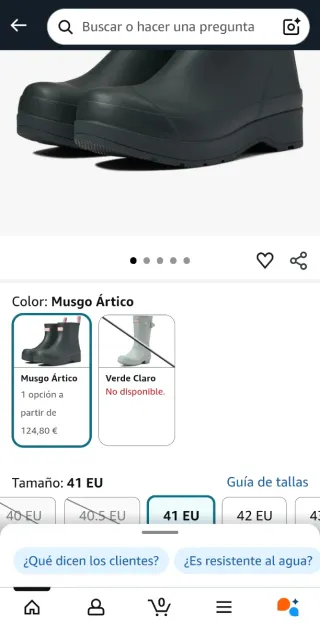 Botas de Lluvia HUNTED originales nuevas