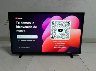 Televisión Philips Negra 32 pulgadas smart tv