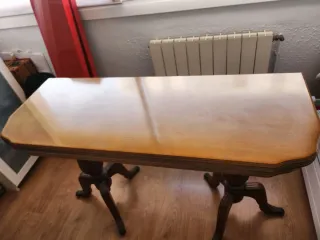 Mesa extensible Roble libro madera maciza