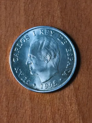 Moneda 2000 Pesetas Plata 1995 Juan Carlos I