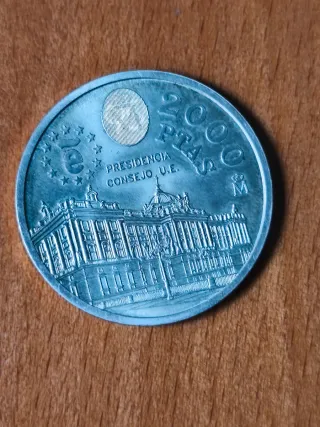 Moneda 2000 Pesetas Plata 1995 Juan Carlos I