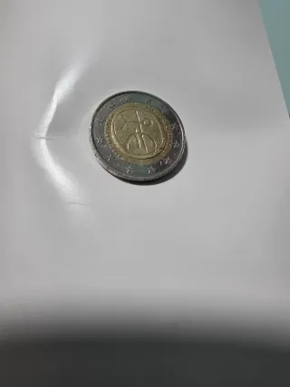 Moneda 2 euros CON LAS DOS CARAS IGUALES