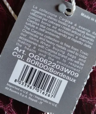 Beauty case Carpisa bordeaux