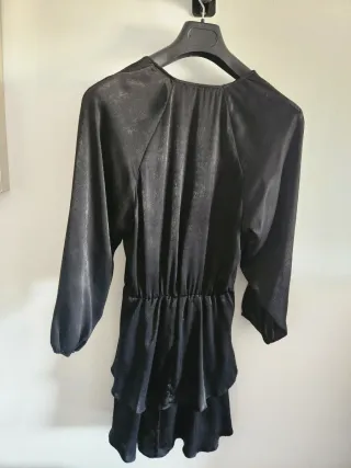 Vestido Zara Negro Terciopelo