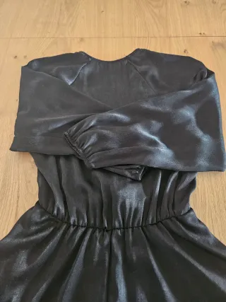 Vestido Zara Negro Terciopelo