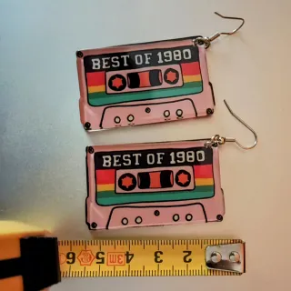 Pendientes Cassette Best of 1980