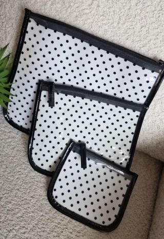 Lote 3 neceseres viaje con cremallera