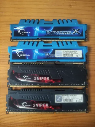 Pack 4x G.Skill DDR3 4GB RAM
