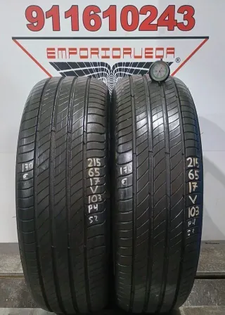 4UD 215 65 17 V MICHELIN RUEDA AL 90% VIDA UTIL