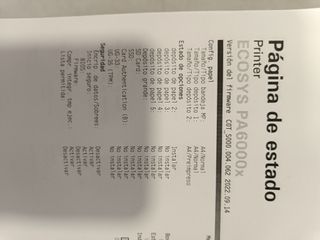 Impresora Kyocera ECOSYS PA6000x