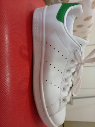 Zapatillas Adidas Stan Smith Blancas y Verdes