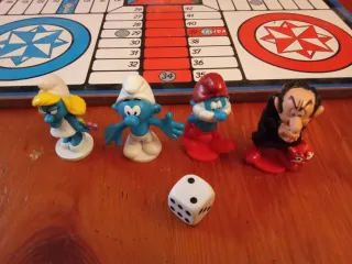 Parchís Pitufos Figuras Grandes Sin Estrenar