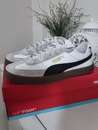 Zapatillas Puma Mujer Blanco y Marrón