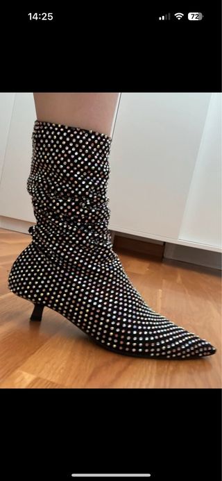 Botines Zara Pedrería Multicolor