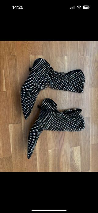 Botines Zara Pedrería Multicolor