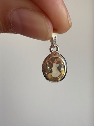 Colgante Plata Citrino