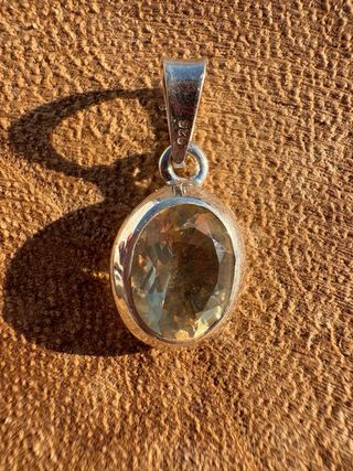 Colgante Plata Citrino