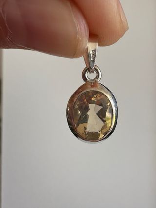 Colgante Plata Citrino