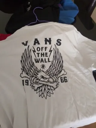 Camiseta Vans Blanca