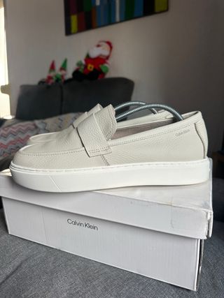 Mocasines Calvin Klein Beige Talla 42