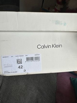 Mocasines Calvin Klein Beige Talla 42