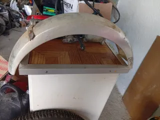 Guardabarros aluminio Derbi clásica