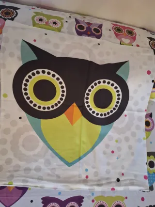 Funda Nórdica Infantil Buhos Cama 90.