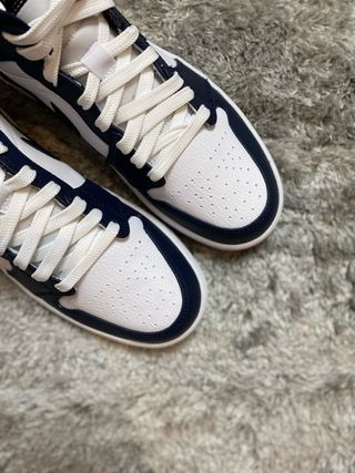 Jordan 1 Mid Obsidian Branco - 43