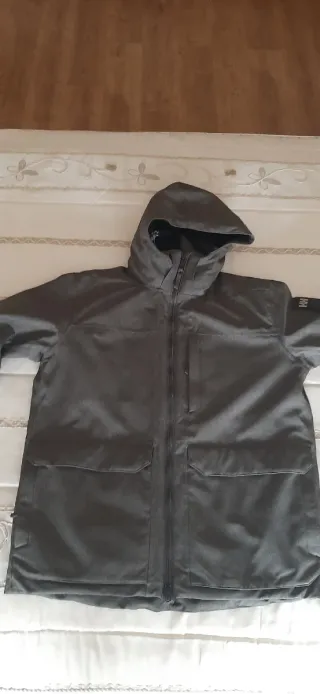 Abrigo Helly Hansen Hombre Gris Talla XL