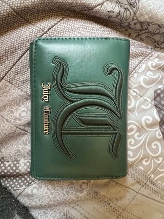 Portafoglio Juicy Couture Verde Petrolio