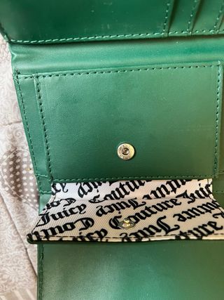 Portafoglio Juicy Couture Verde Petrolio