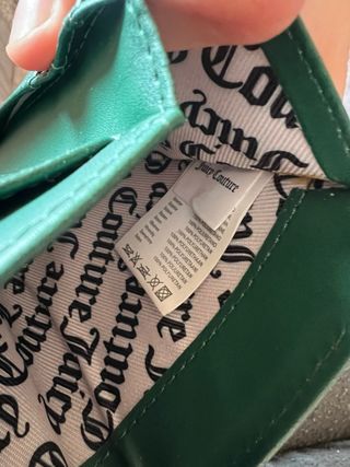 Portafoglio Juicy Couture Verde Petrolio