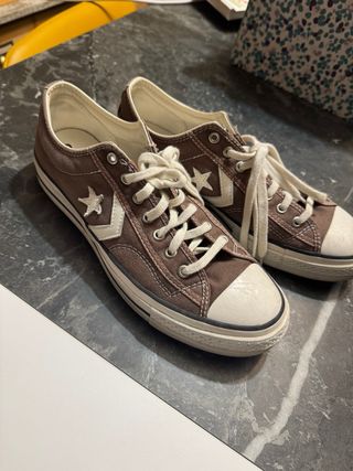 Converse One Star Marrón y Crema