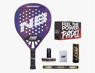 Pack Palas Pádel Enebe Response Fiber Morado