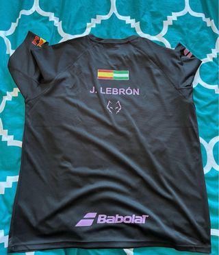 Camiseta Babolat Juan Lebrón Negra