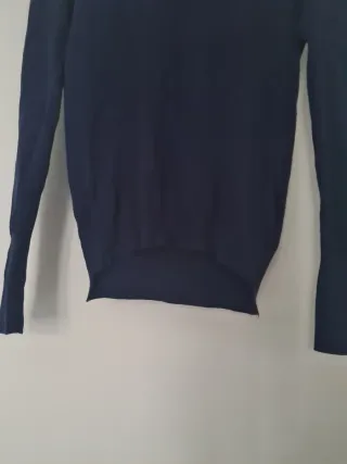 Jersey azul de manga larga