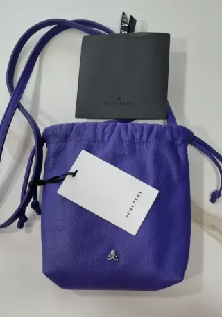 Bolso Scalpers Piel Morado