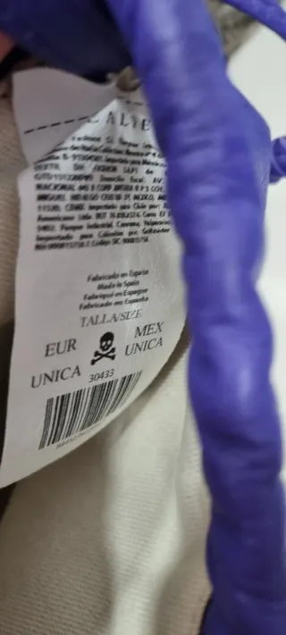 Bolso Scalpers Piel Morado