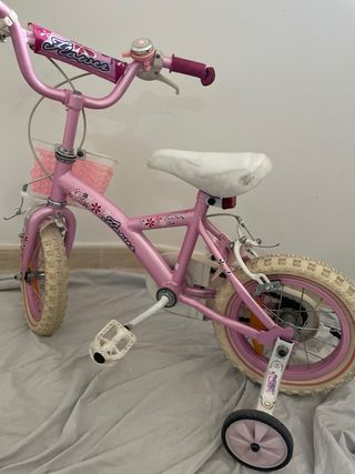 Bicicleta niña Fantasy con ruedines