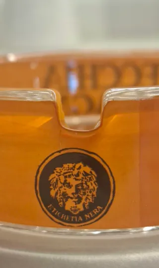 Posacenere Vintage Vecchia Romagna Arancione