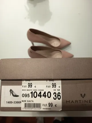 Zapatos de tacón Martinelli beige