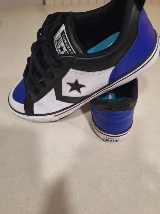 Zapatillas Converse Talla 37 Negras y Azules