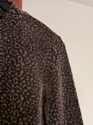 Camiseta mujer manga larga estampado animal