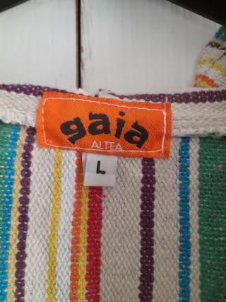 Chaqueta Algodón Rayas Multicolor Talla Única