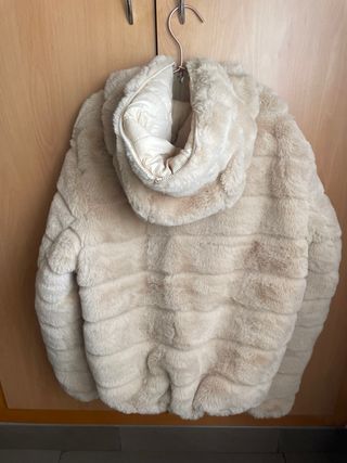 Chaqueta reversible rosa pastel